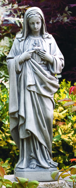 Life Size Religious Statue - Blessed Mother Stone Sculpture